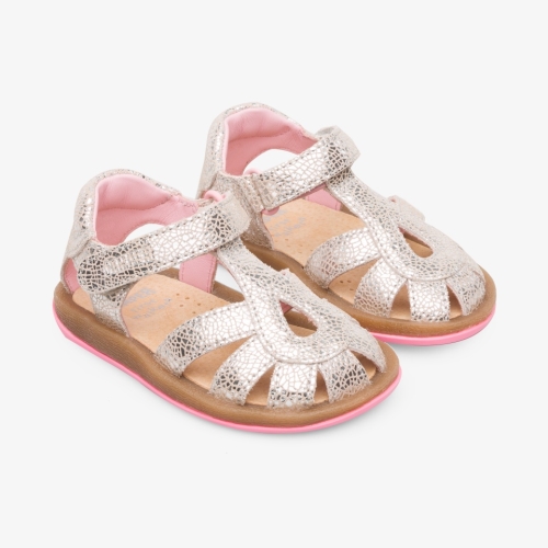 Camper Bicho Summer Sandals Silver - Kids Singapore IZSAWE-183